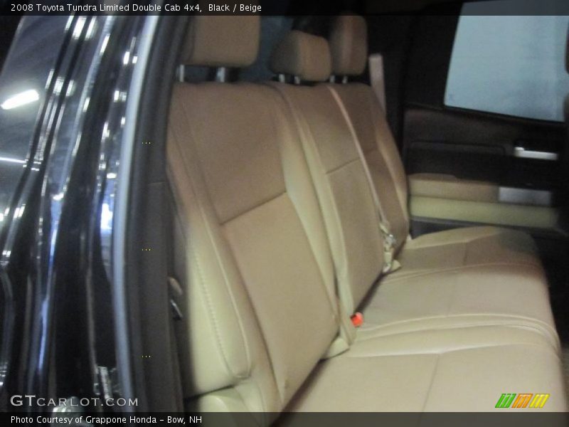Black / Beige 2008 Toyota Tundra Limited Double Cab 4x4