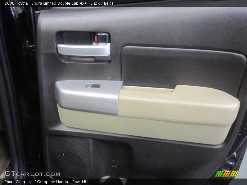 Black / Beige 2008 Toyota Tundra Limited Double Cab 4x4