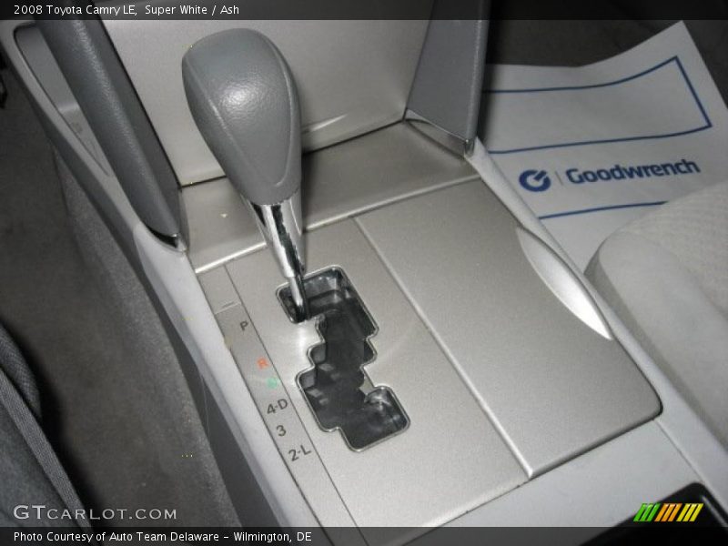 Super White / Ash 2008 Toyota Camry LE