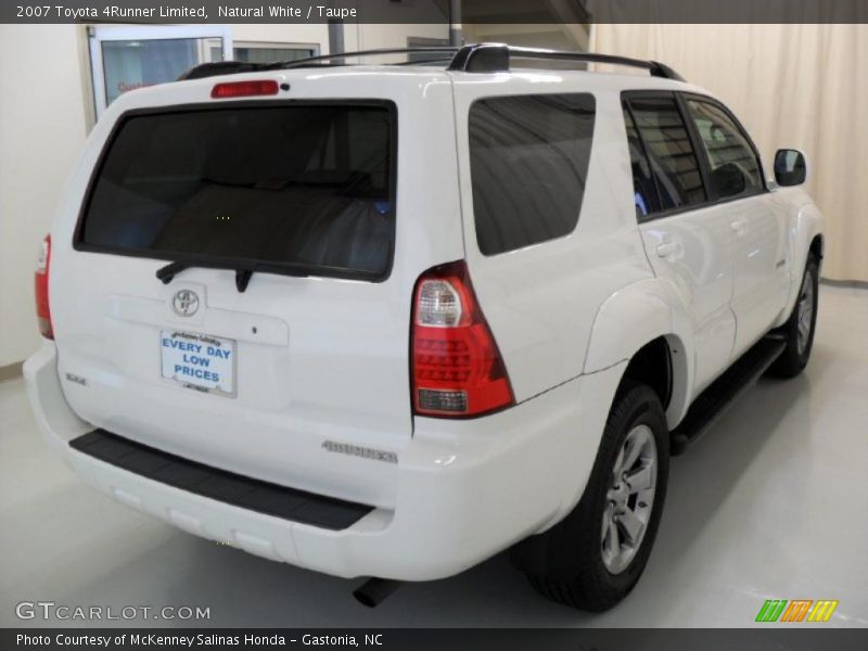 Natural White / Taupe 2007 Toyota 4Runner Limited