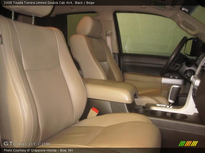 Black / Beige 2008 Toyota Tundra Limited Double Cab 4x4