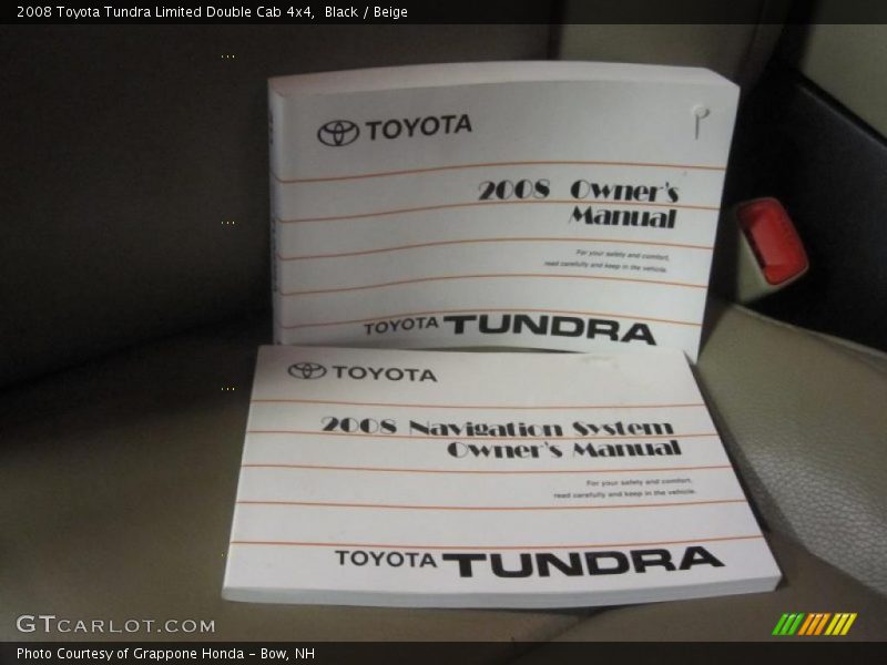 Black / Beige 2008 Toyota Tundra Limited Double Cab 4x4