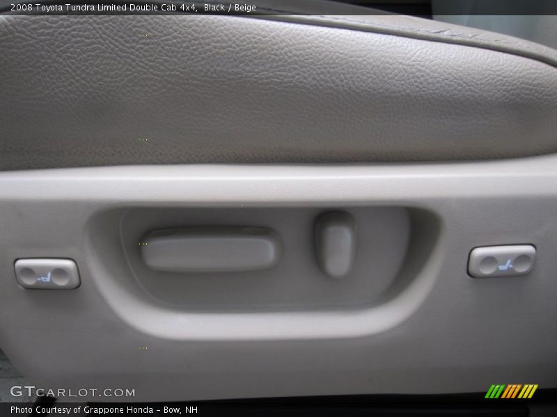 Black / Beige 2008 Toyota Tundra Limited Double Cab 4x4