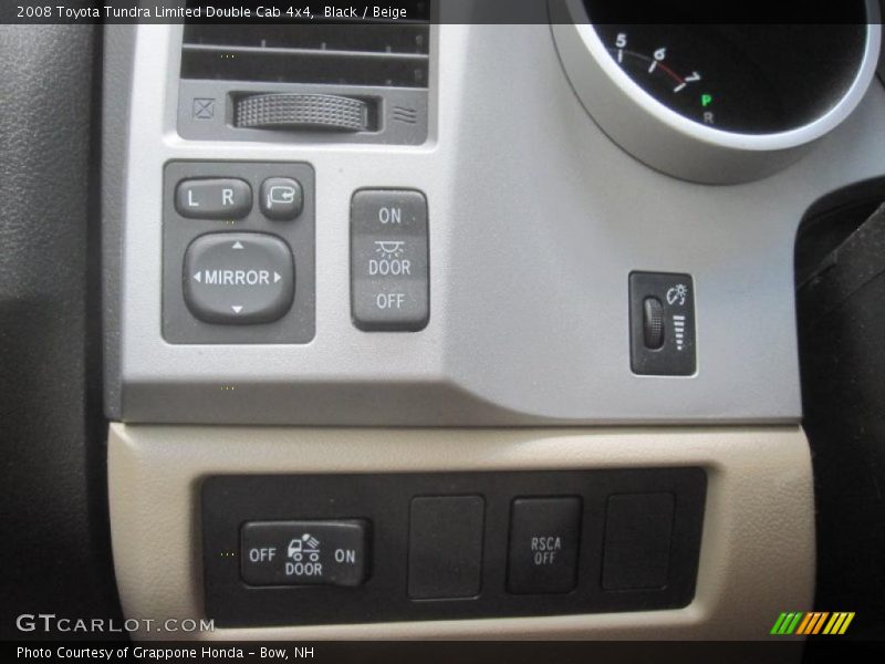 Black / Beige 2008 Toyota Tundra Limited Double Cab 4x4