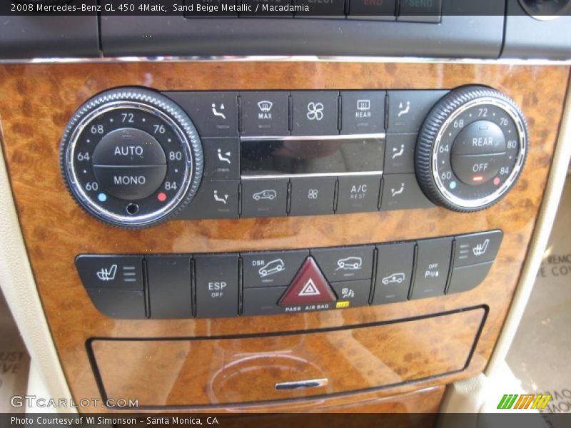 Sand Beige Metallic / Macadamia 2008 Mercedes-Benz GL 450 4Matic