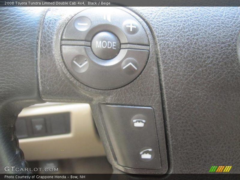 Black / Beige 2008 Toyota Tundra Limited Double Cab 4x4