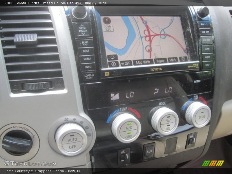 Black / Beige 2008 Toyota Tundra Limited Double Cab 4x4
