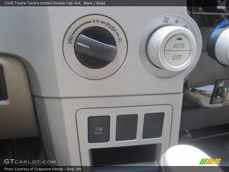 Black / Beige 2008 Toyota Tundra Limited Double Cab 4x4
