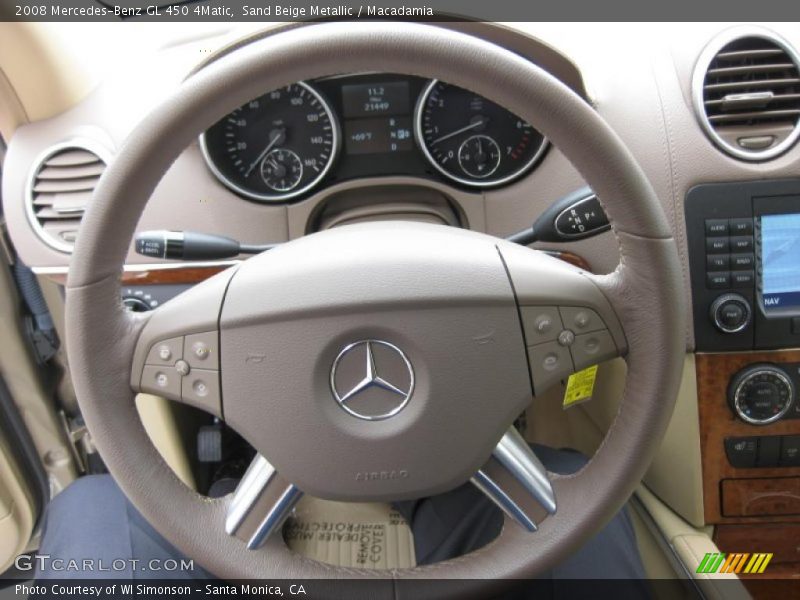 Sand Beige Metallic / Macadamia 2008 Mercedes-Benz GL 450 4Matic