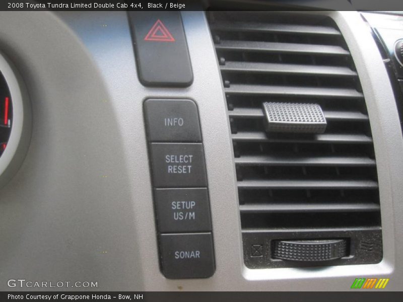 Black / Beige 2008 Toyota Tundra Limited Double Cab 4x4