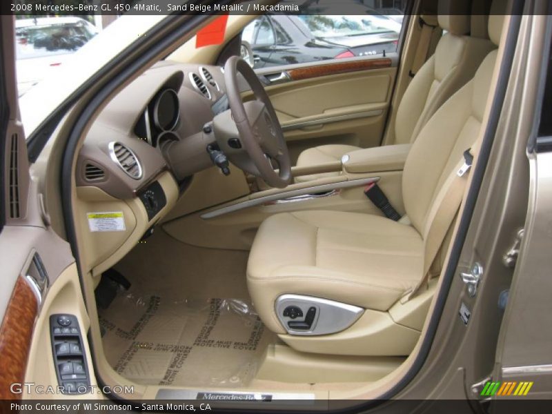Sand Beige Metallic / Macadamia 2008 Mercedes-Benz GL 450 4Matic
