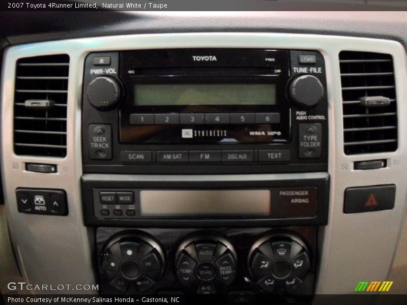 Natural White / Taupe 2007 Toyota 4Runner Limited