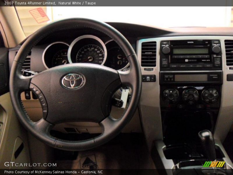 Natural White / Taupe 2007 Toyota 4Runner Limited