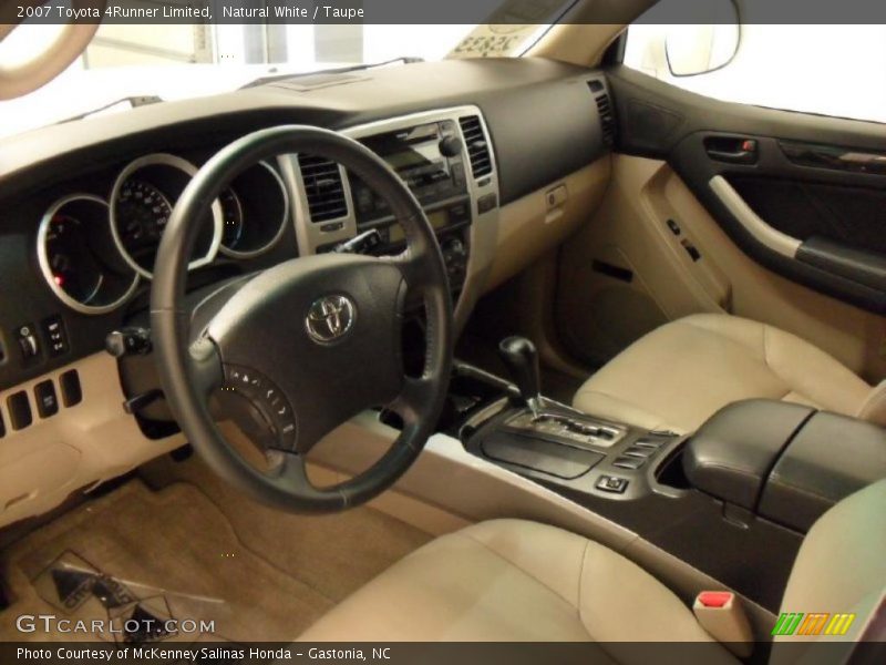 Natural White / Taupe 2007 Toyota 4Runner Limited