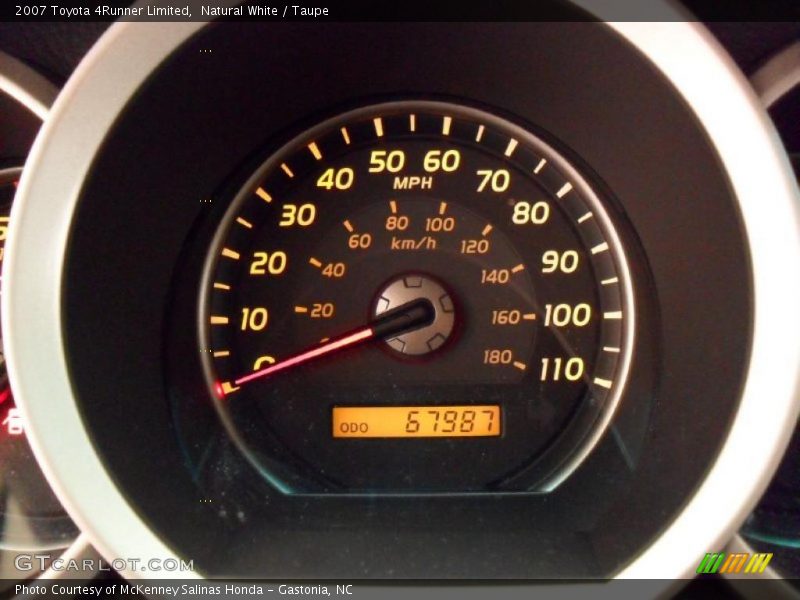 Natural White / Taupe 2007 Toyota 4Runner Limited