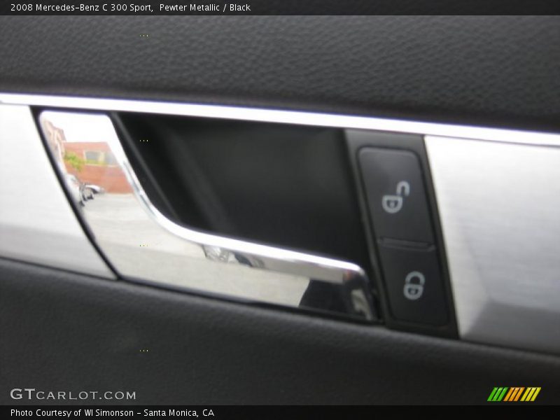 Pewter Metallic / Black 2008 Mercedes-Benz C 300 Sport