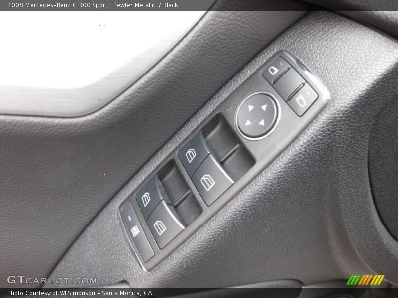 Pewter Metallic / Black 2008 Mercedes-Benz C 300 Sport