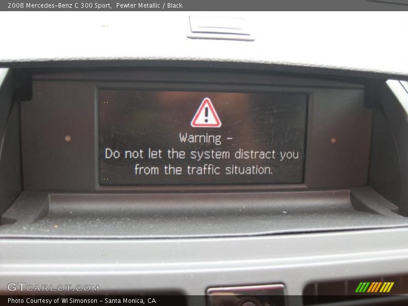 Pewter Metallic / Black 2008 Mercedes-Benz C 300 Sport