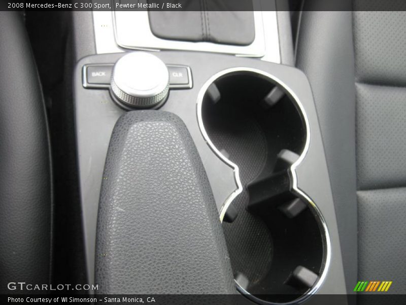 Pewter Metallic / Black 2008 Mercedes-Benz C 300 Sport