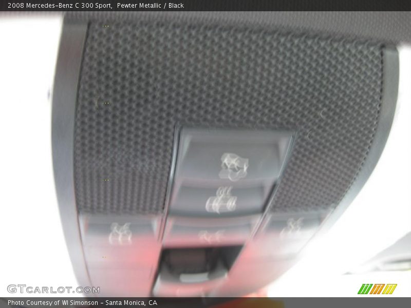 Pewter Metallic / Black 2008 Mercedes-Benz C 300 Sport
