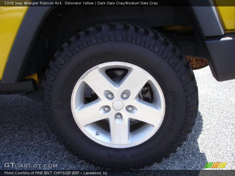 Detonator Yellow / Dark Slate Gray/Medium Slate Gray 2008 Jeep Wrangler Rubicon 4x4