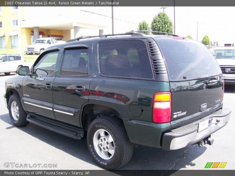 Forest Green Metallic / Tan/Neutral 2002 Chevrolet Tahoe LS 4x4