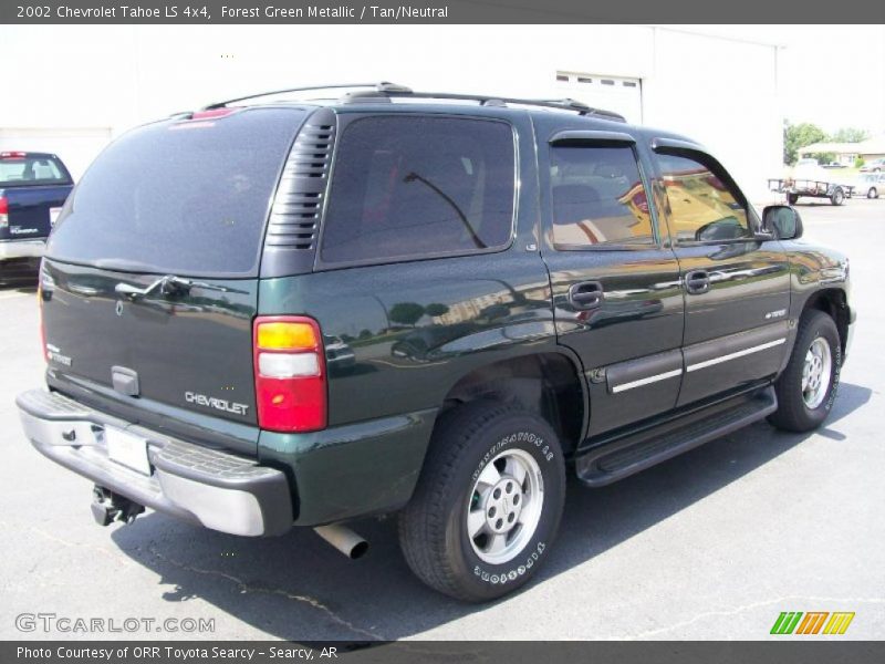 Forest Green Metallic / Tan/Neutral 2002 Chevrolet Tahoe LS 4x4