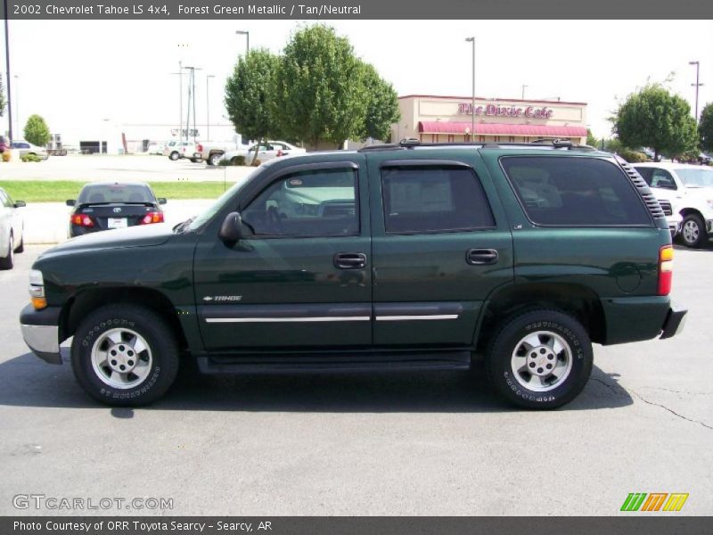 Forest Green Metallic / Tan/Neutral 2002 Chevrolet Tahoe LS 4x4