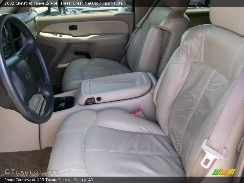Forest Green Metallic / Tan/Neutral 2002 Chevrolet Tahoe LS 4x4