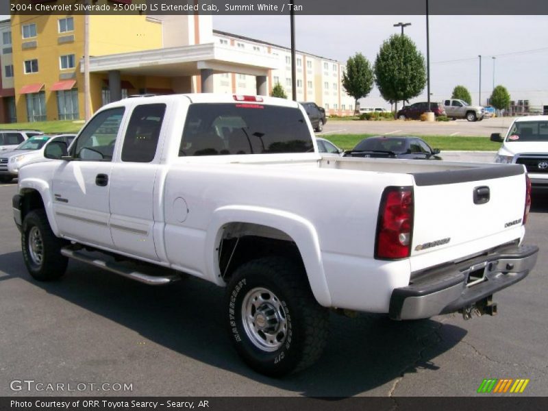 Summit White / Tan 2004 Chevrolet Silverado 2500HD LS Extended Cab