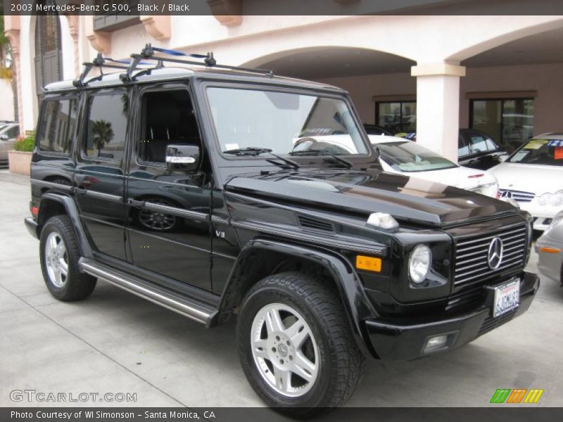 Black / Black 2003 Mercedes-Benz G 500