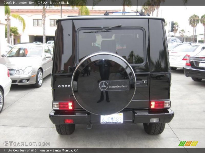 Black / Black 2003 Mercedes-Benz G 500