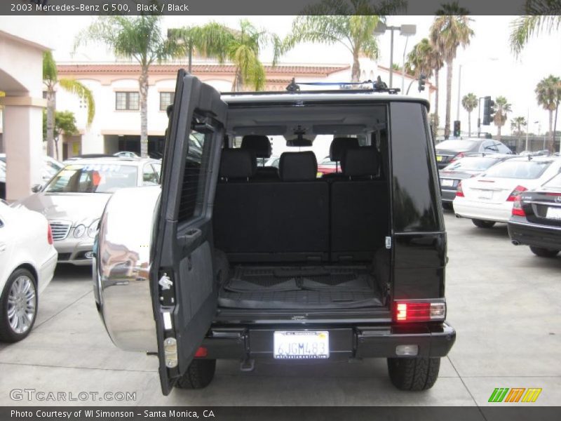 Black / Black 2003 Mercedes-Benz G 500