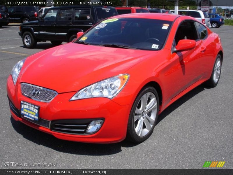Tsukuba Red / Black 2010 Hyundai Genesis Coupe 3.8 Coupe