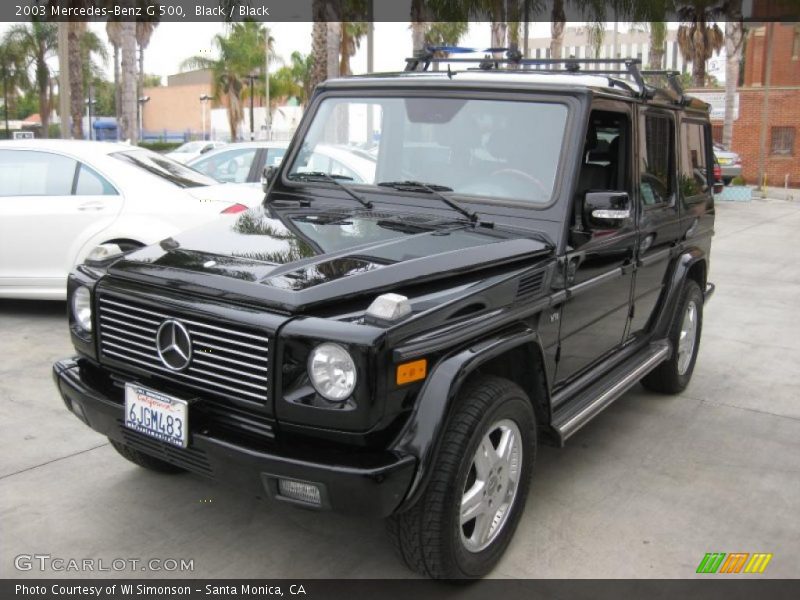 Black / Black 2003 Mercedes-Benz G 500