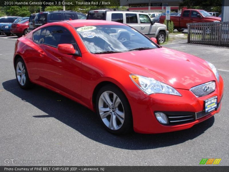 Tsukuba Red / Black 2010 Hyundai Genesis Coupe 3.8 Coupe