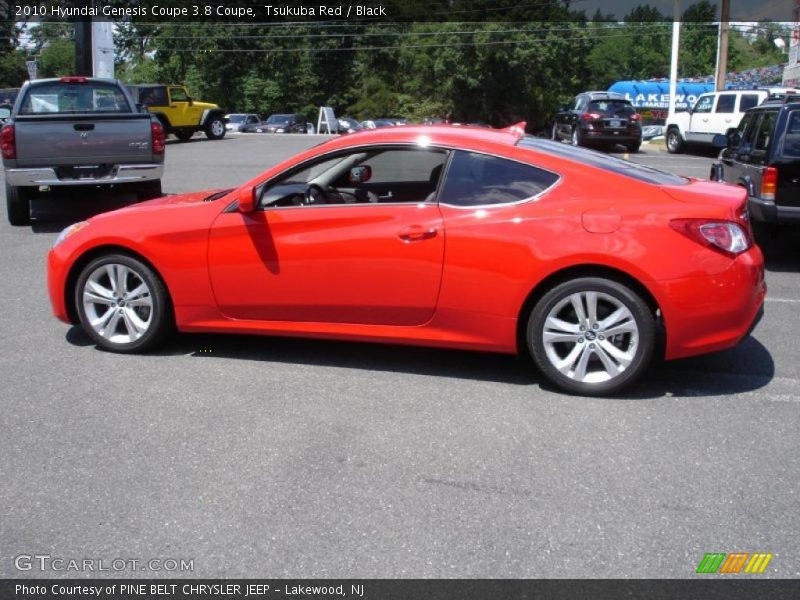 Tsukuba Red / Black 2010 Hyundai Genesis Coupe 3.8 Coupe