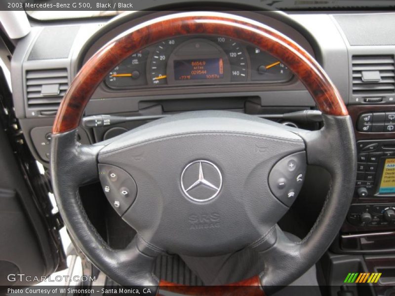 Black / Black 2003 Mercedes-Benz G 500