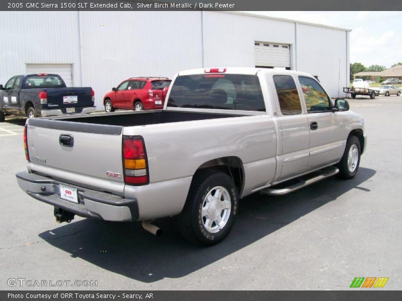 Silver Birch Metallic / Dark Pewter 2005 GMC Sierra 1500 SLT Extended Cab