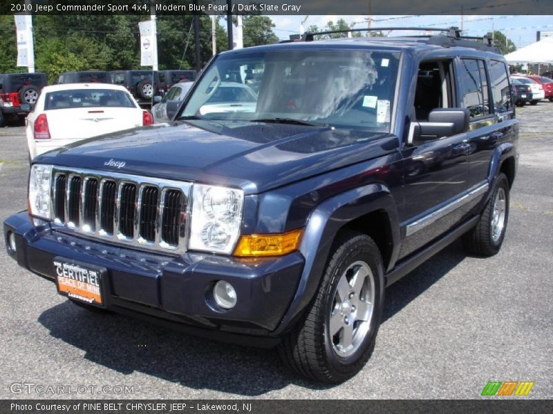 Modern Blue Pearl / Dark Slate Gray 2010 Jeep Commander Sport 4x4