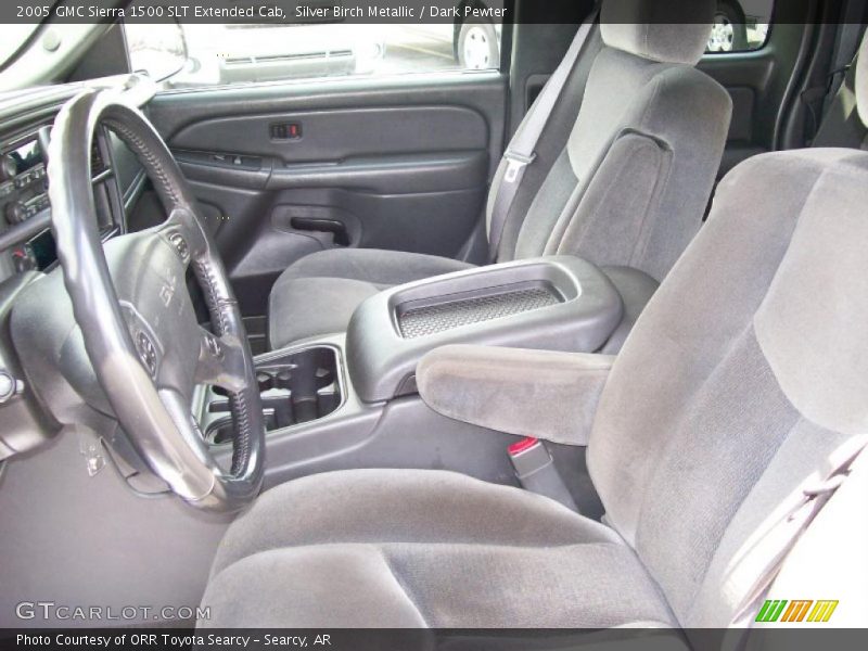 Silver Birch Metallic / Dark Pewter 2005 GMC Sierra 1500 SLT Extended Cab