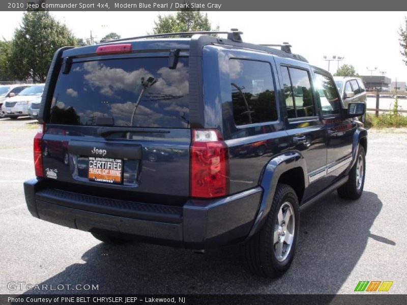 Modern Blue Pearl / Dark Slate Gray 2010 Jeep Commander Sport 4x4