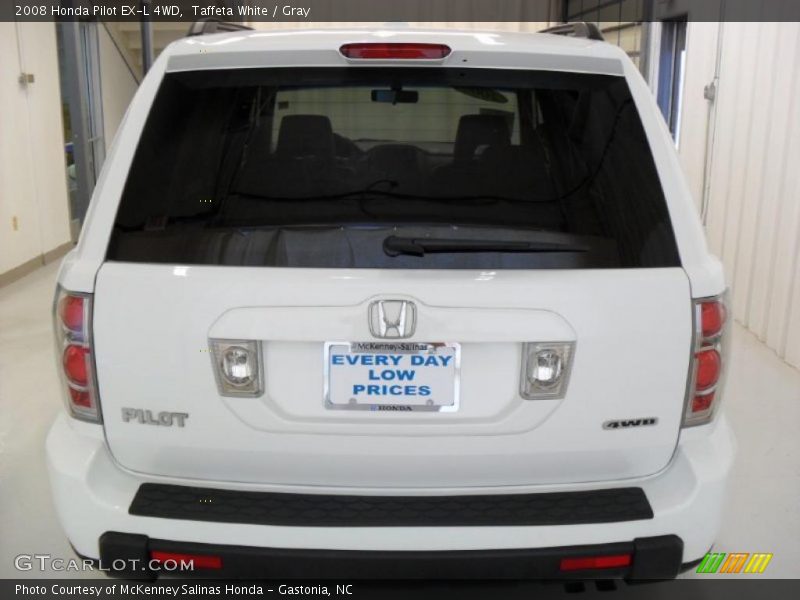 Taffeta White / Gray 2008 Honda Pilot EX-L 4WD