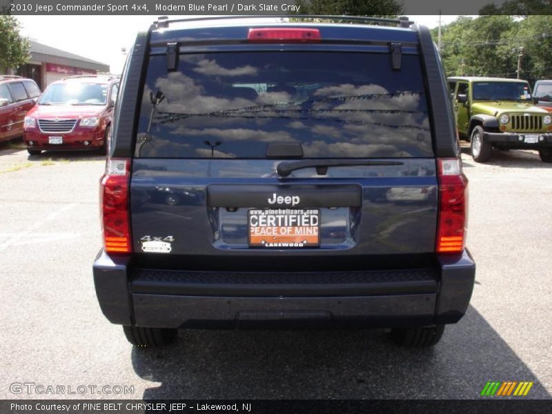 Modern Blue Pearl / Dark Slate Gray 2010 Jeep Commander Sport 4x4