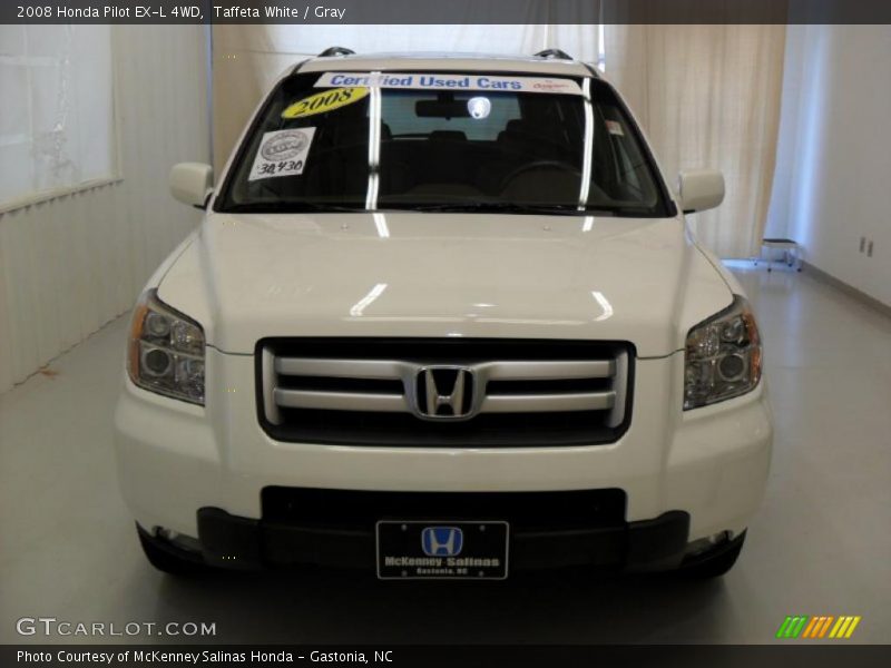 Taffeta White / Gray 2008 Honda Pilot EX-L 4WD