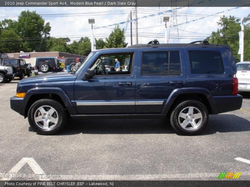 Modern Blue Pearl / Dark Slate Gray 2010 Jeep Commander Sport 4x4