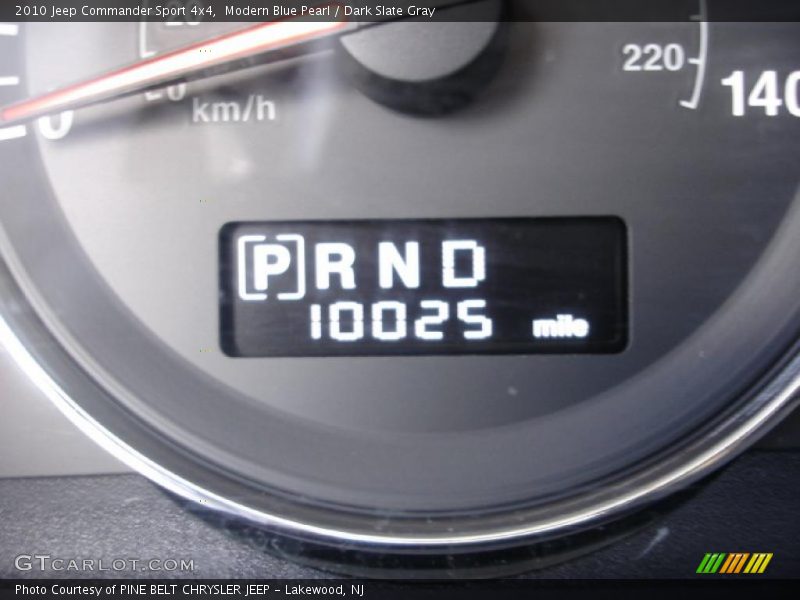 Modern Blue Pearl / Dark Slate Gray 2010 Jeep Commander Sport 4x4
