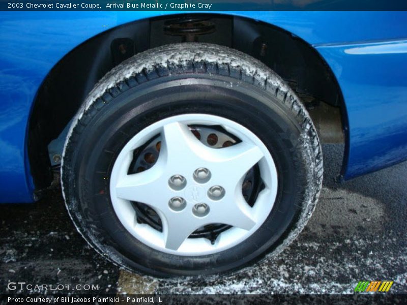 Arrival Blue Metallic / Graphite Gray 2003 Chevrolet Cavalier Coupe