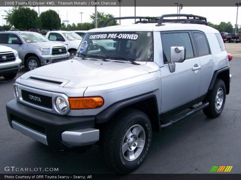 Titanium Metallic / Dark Charcoal 2008 Toyota FJ Cruiser 4WD