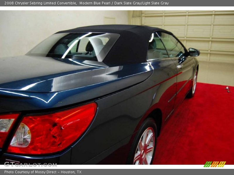 Modern Blue Pearl / Dark Slate Gray/Light Slate Gray 2008 Chrysler Sebring Limited Convertible